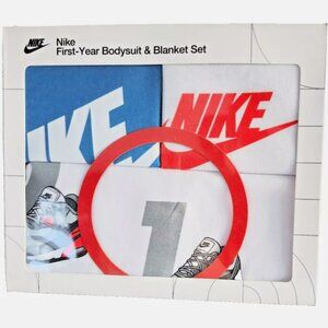Nike Air Max First-Year Bodysuits & Blanket Set (Gender neutral)